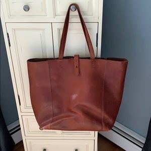 Lucky brand leather tote